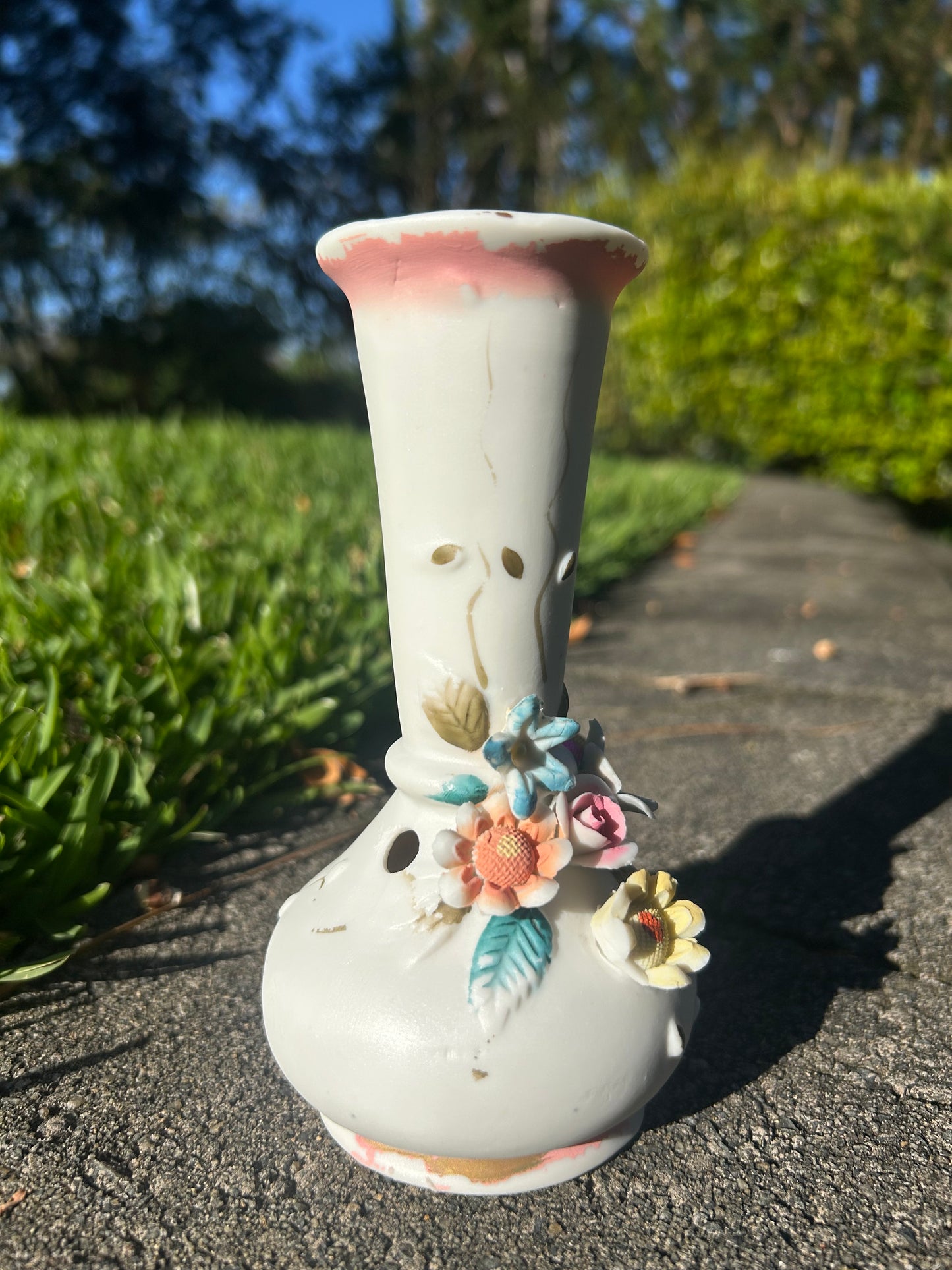 Ceramic mid century floral