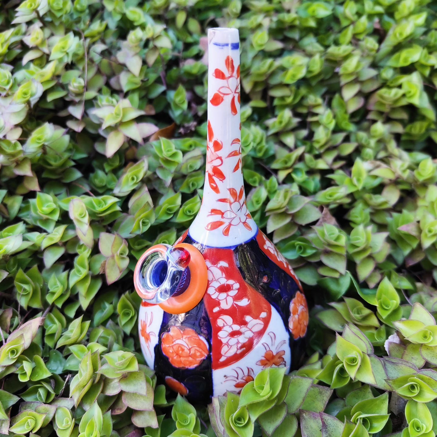 19th century ~1840s japanese meji era inari vase bong