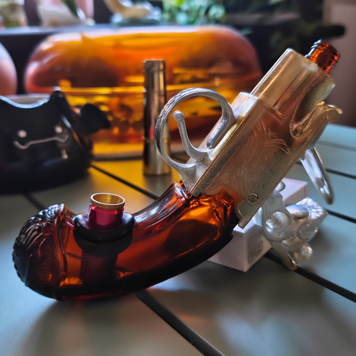 1970s avon pistol bong