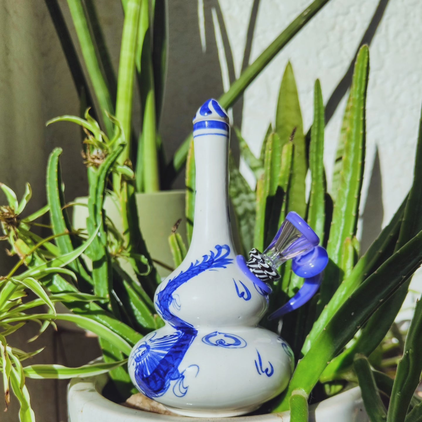 vintage japanese sake dragon bong