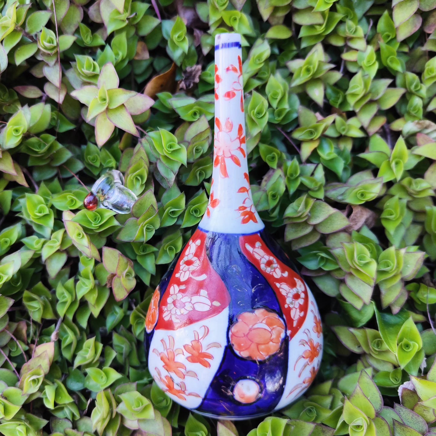 19th century ~1840s japanese meji era inari vase bong