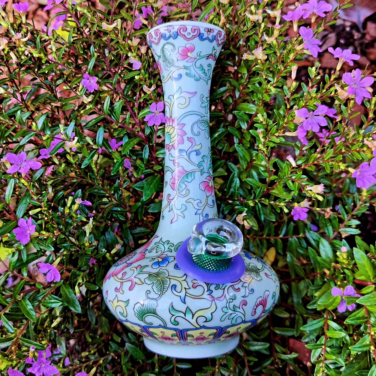 antique chinese qianling dynasty enamel vase bong