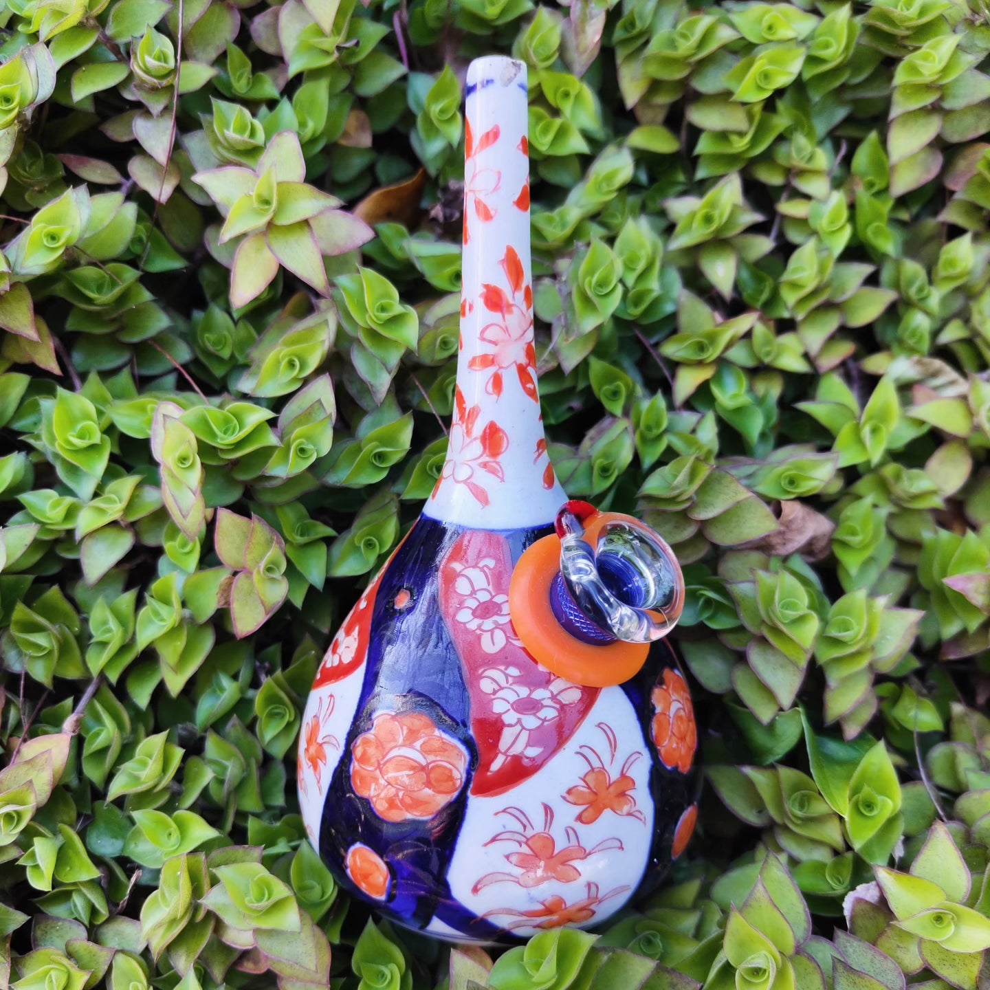 19th century ~1840s japanese meji era inari vase bong