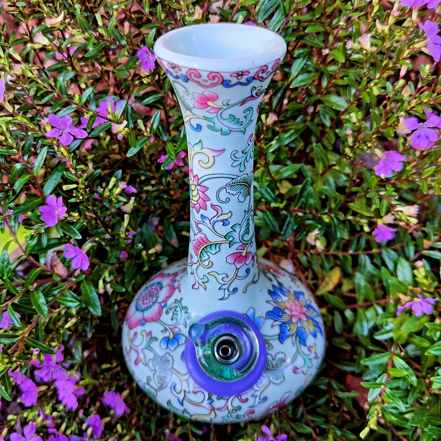 antique chinese qianling dynasty enamel vase bong