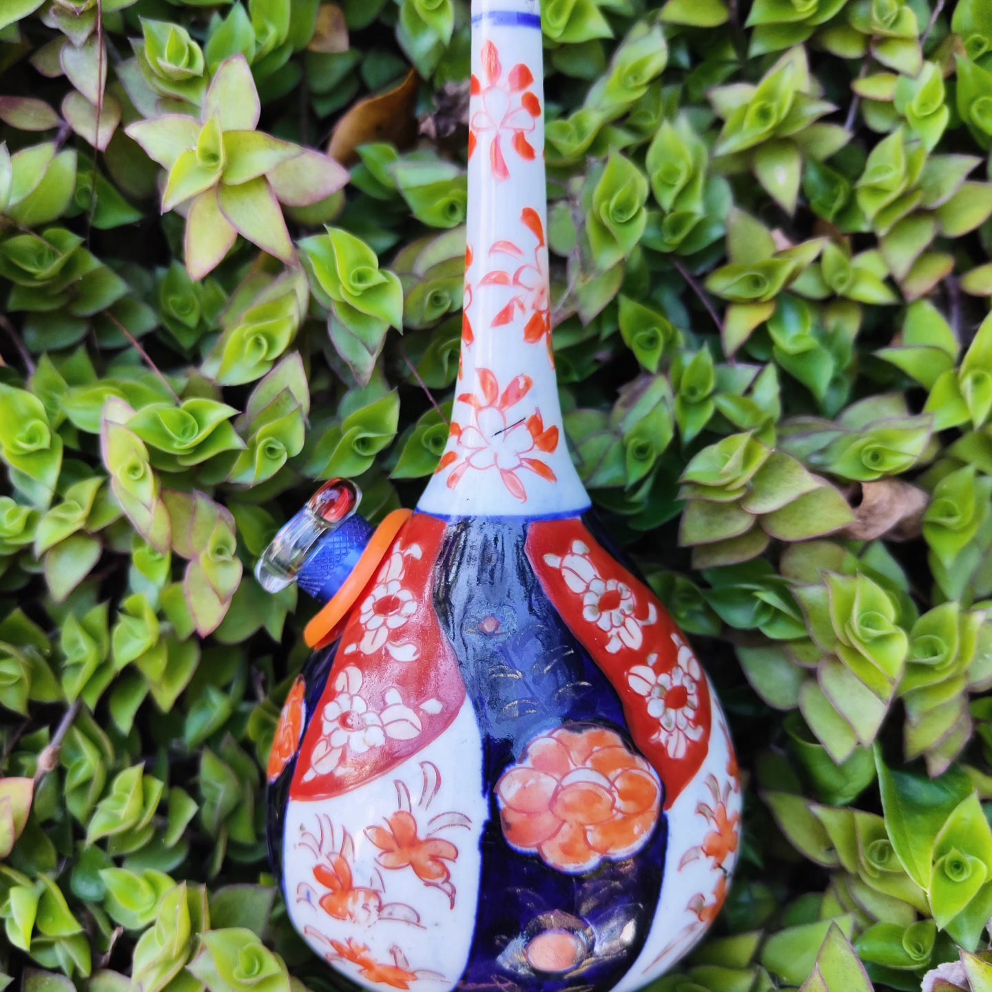 19th century ~1840s japanese meji era inari vase bong
