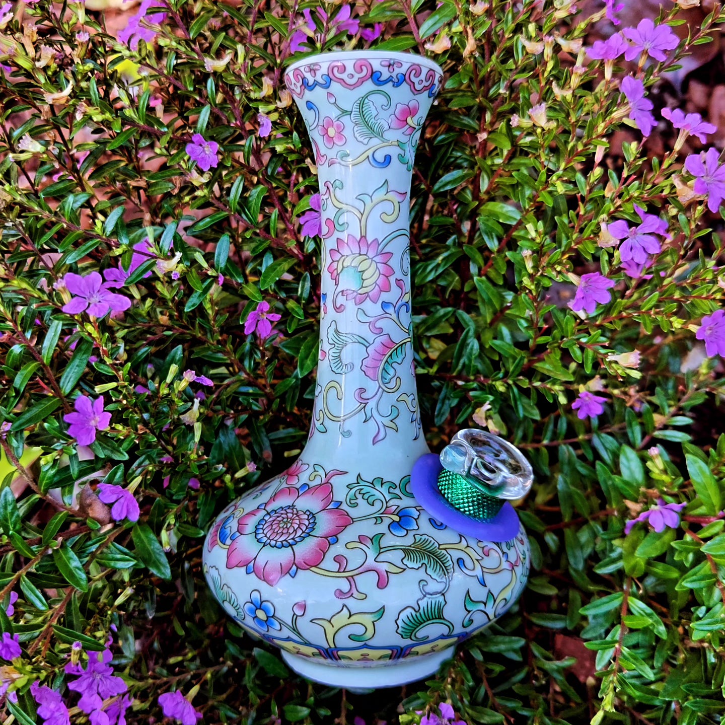 antique chinese qianling dynasty enamel vase bong