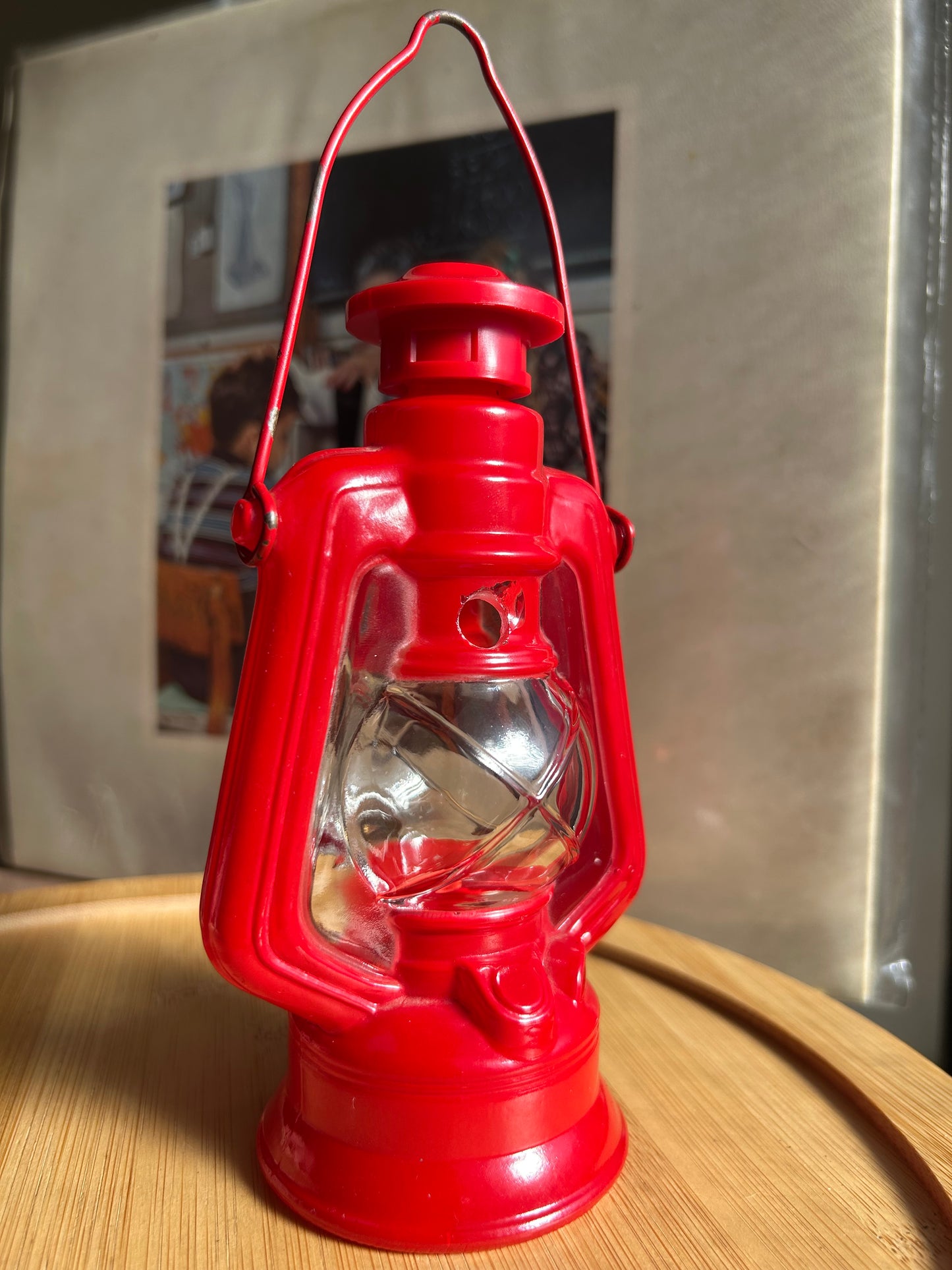 Avon 1970s red lantern