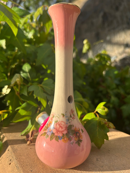 Japanese pink floral 60s