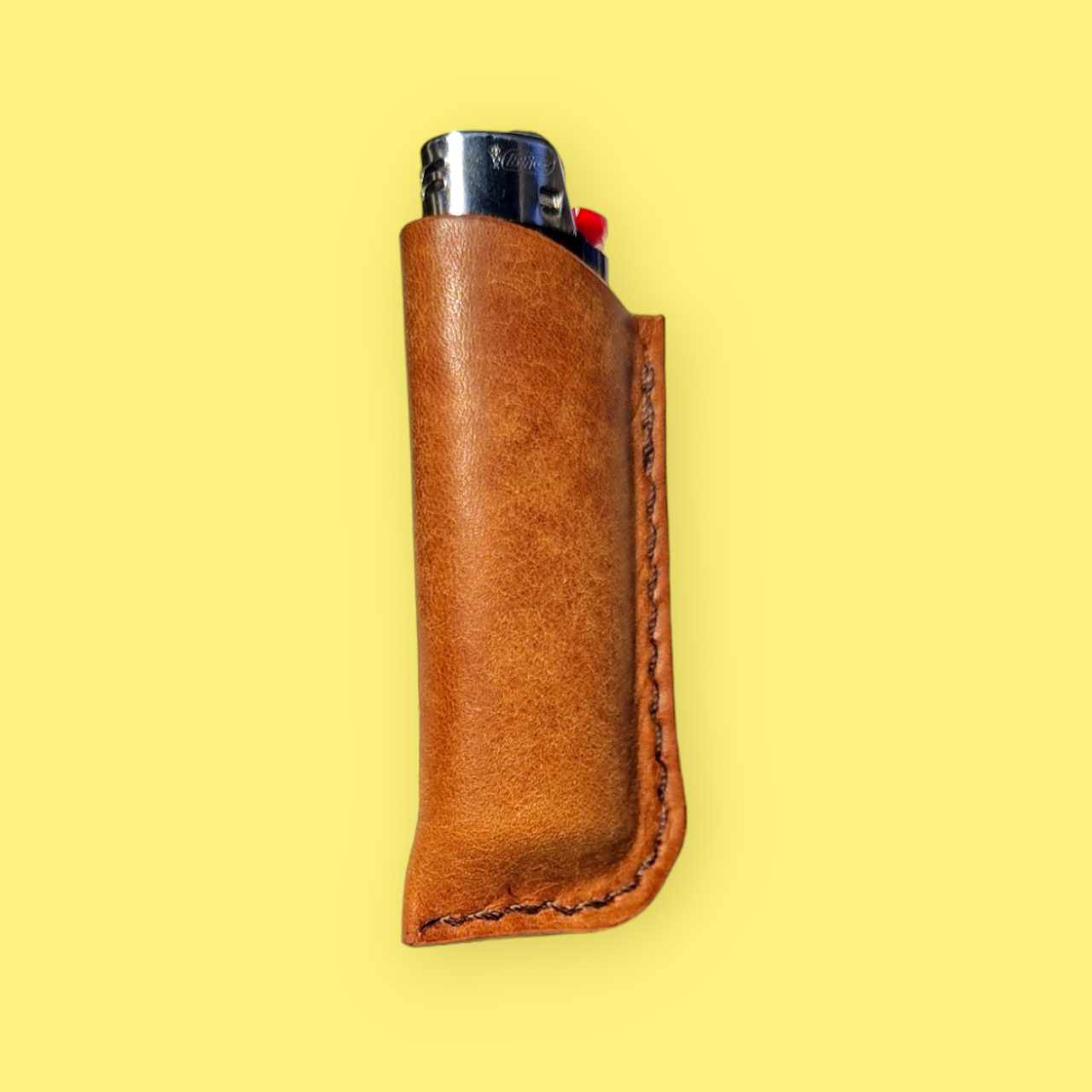 bic holster - cognac