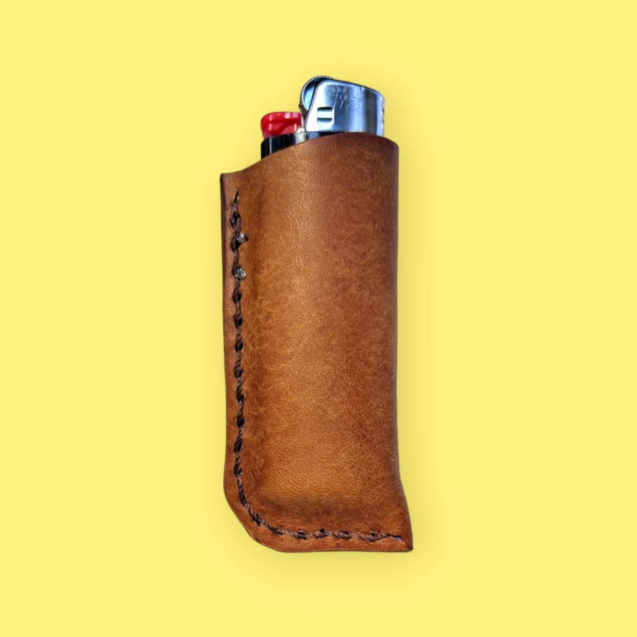 bic holster - cognac