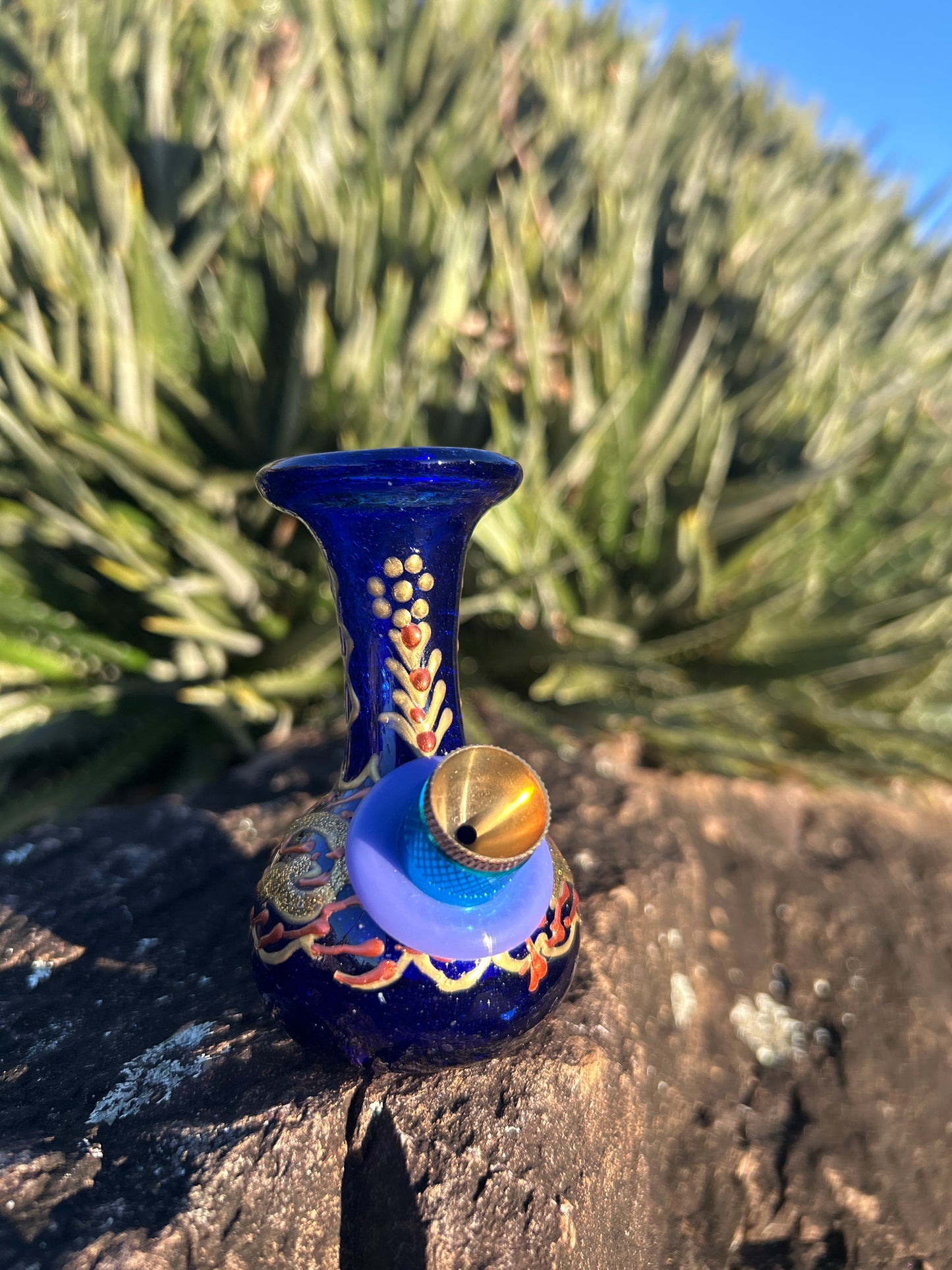 1950s Palestinian mini blue