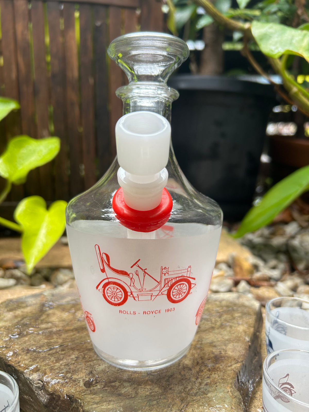 The Vintage Motorist 1960s French Automotive Decanter Set