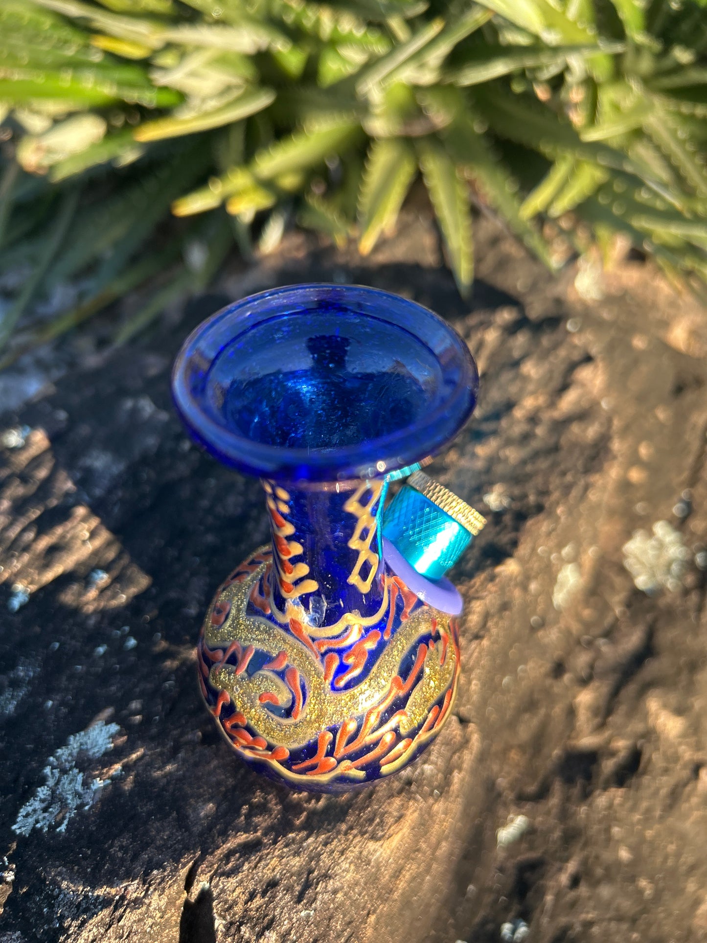 1950s Palestinian mini blue