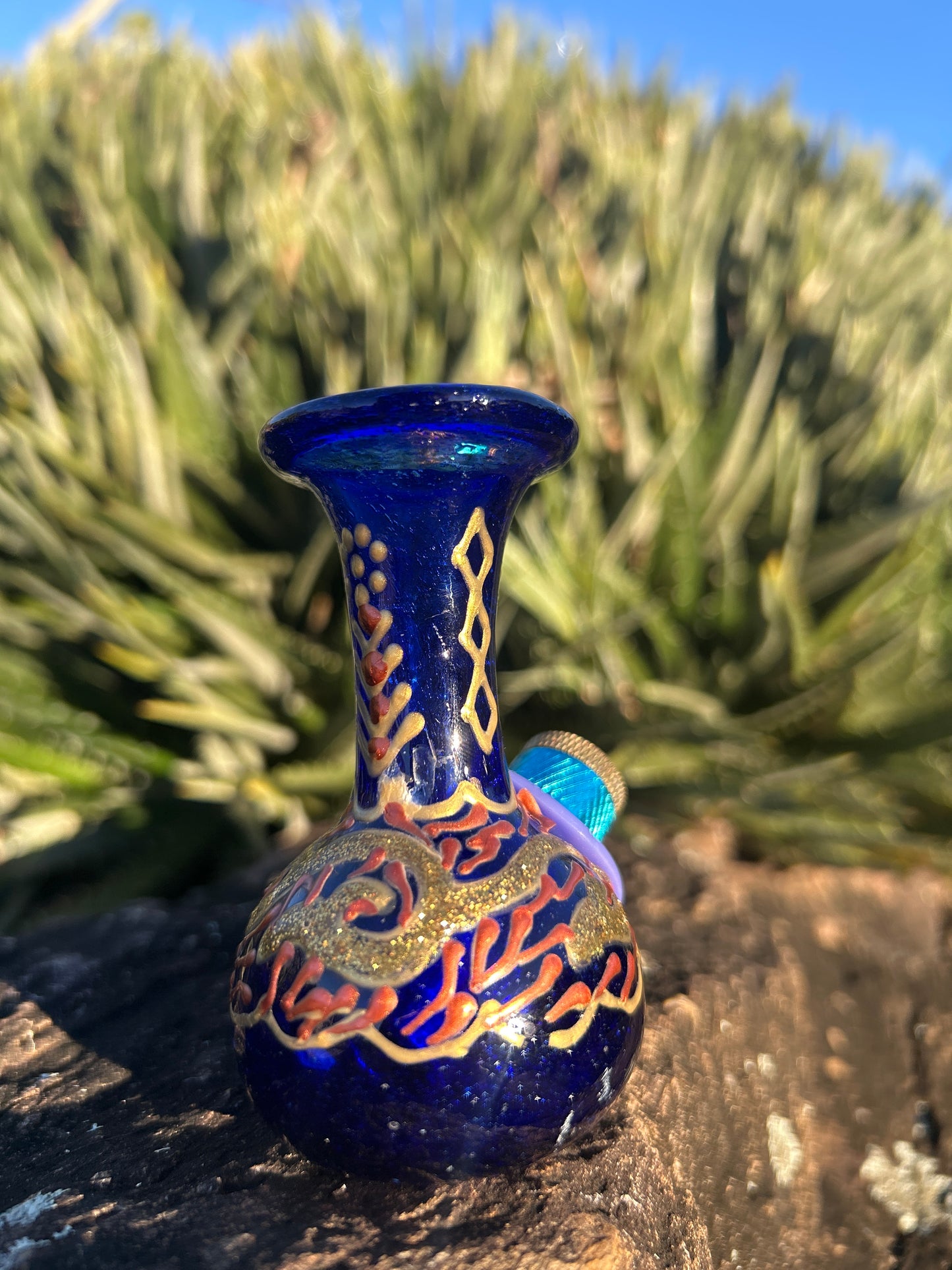 1950s Palestinian mini blue