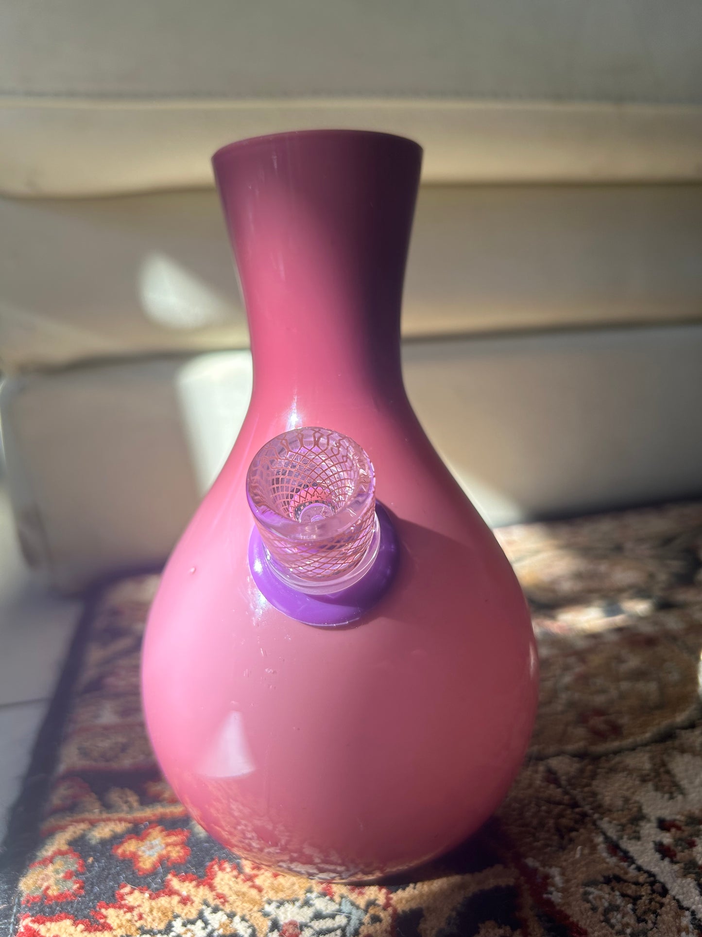 Bohemian purple rain vase