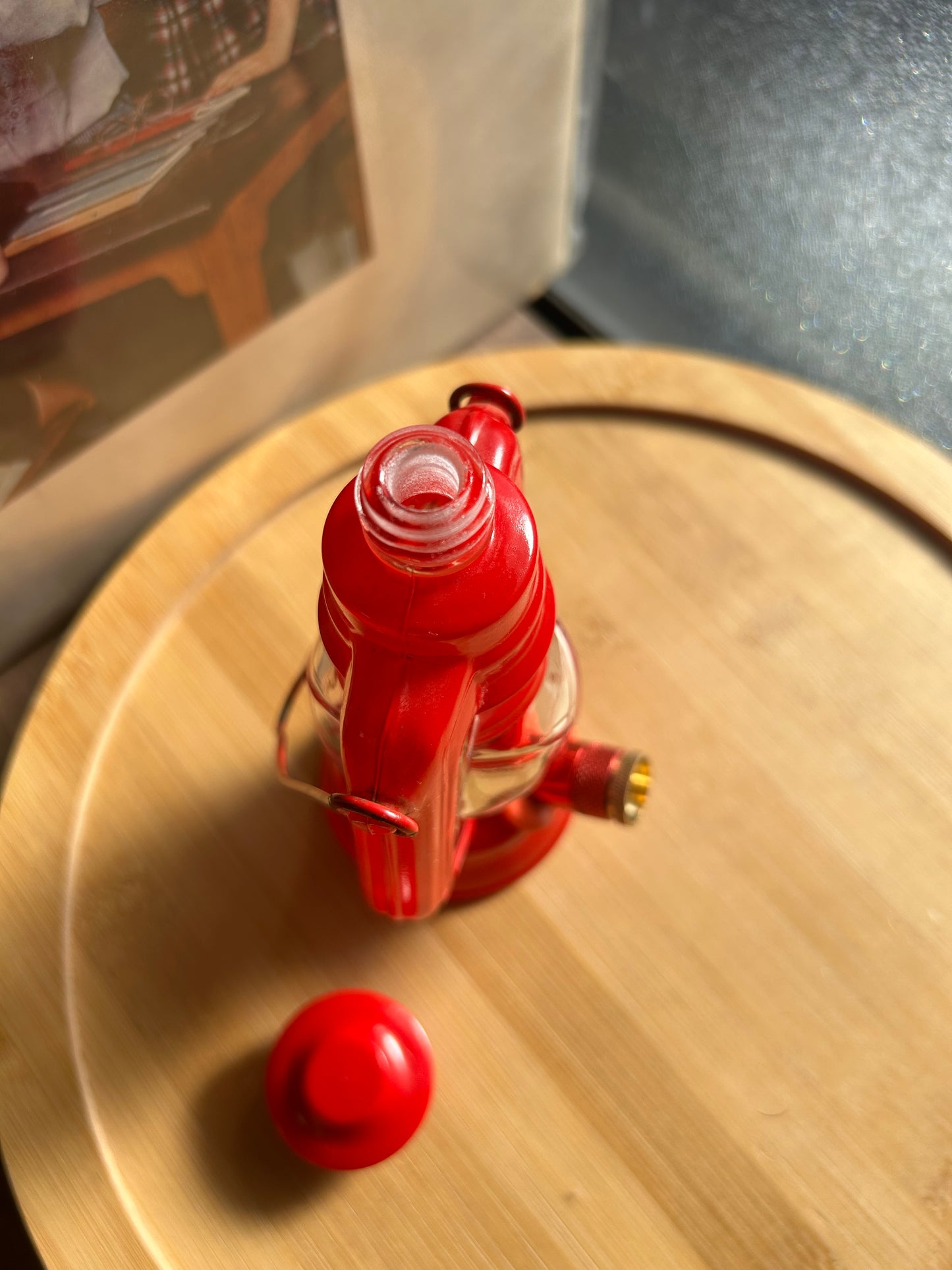 Avon 1970s red lantern