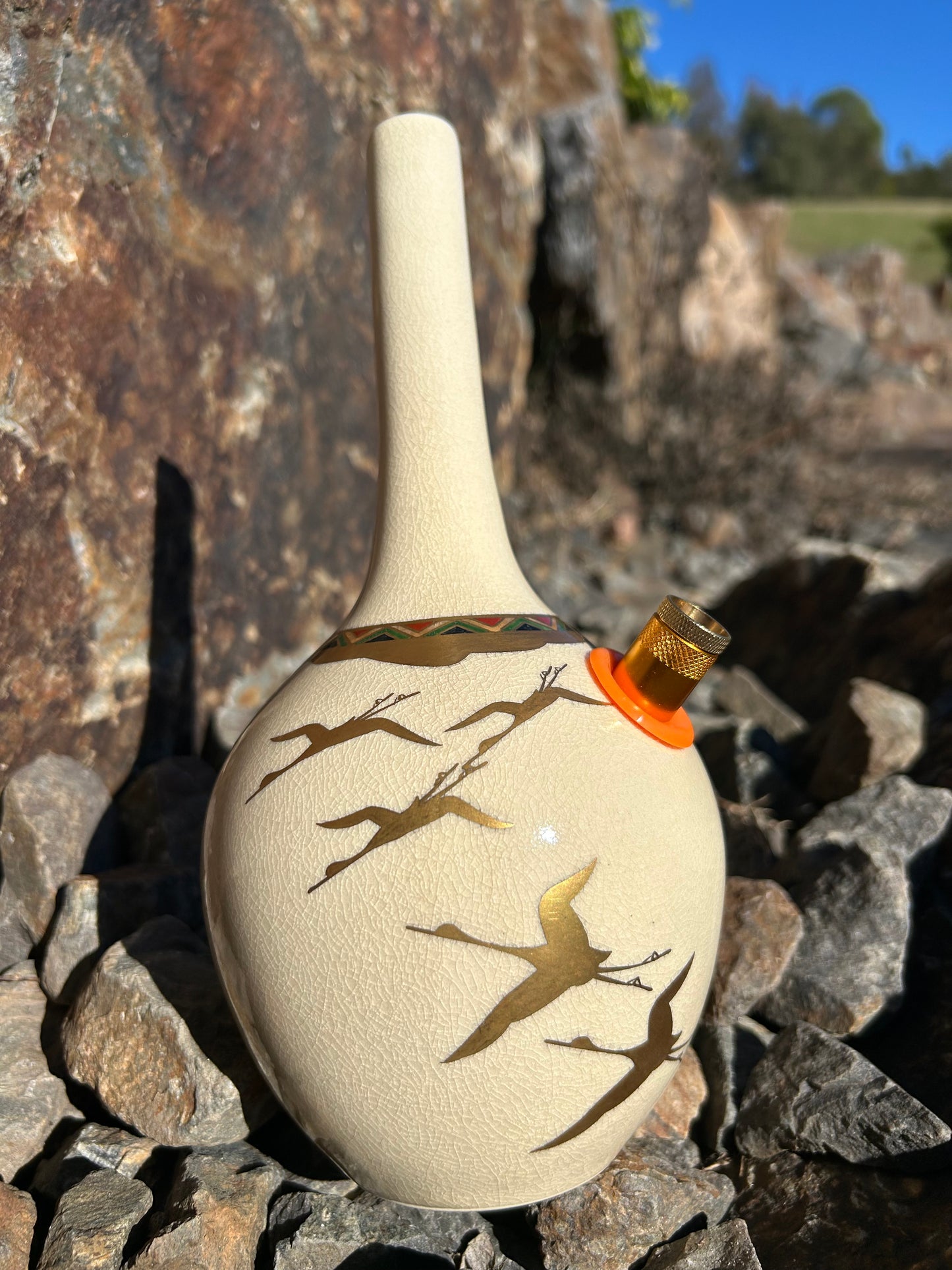 tsuru vase