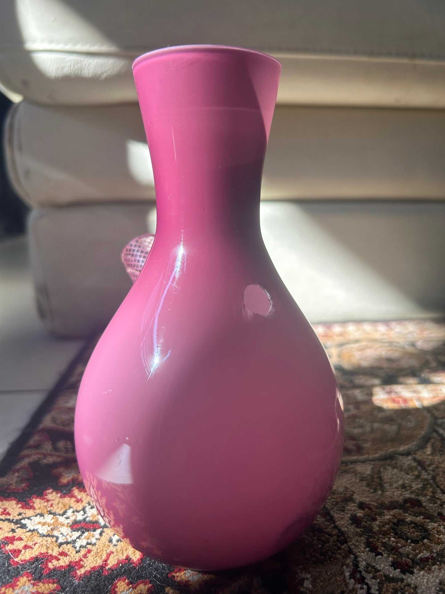 Bohemian purple rain vase