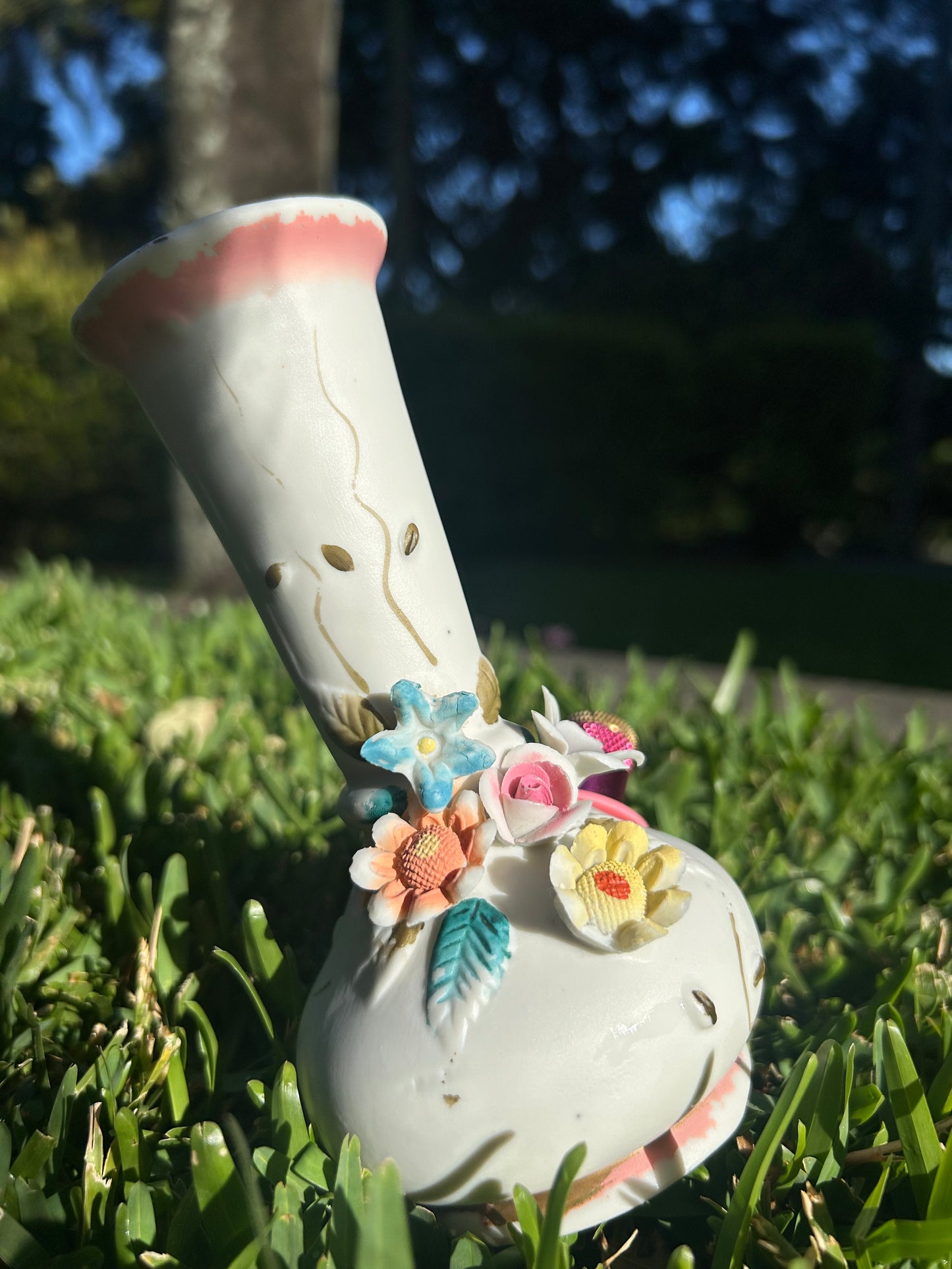 Ceramic mid century floral