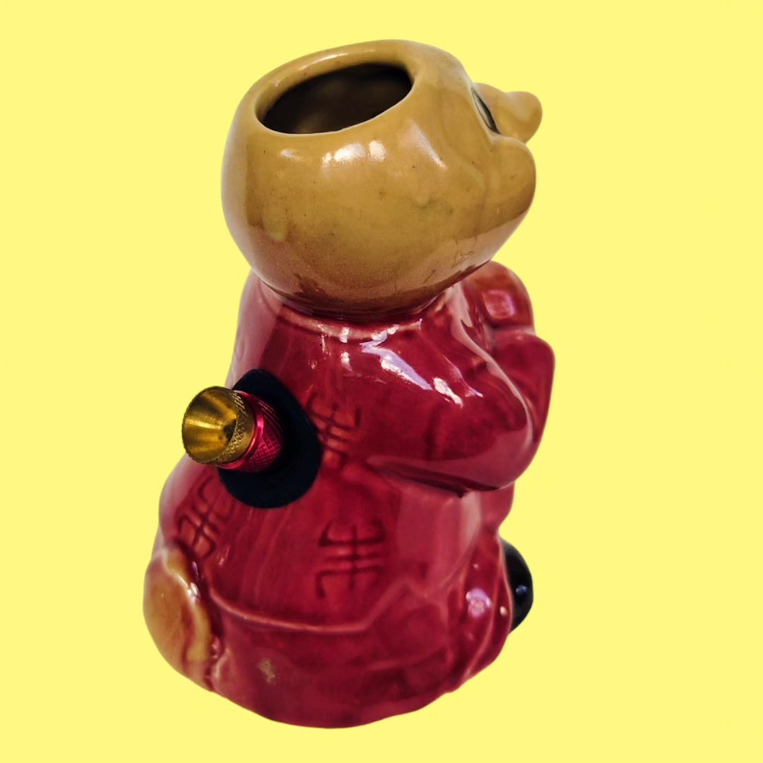 1960s chinese 'good luck' turtle decanter