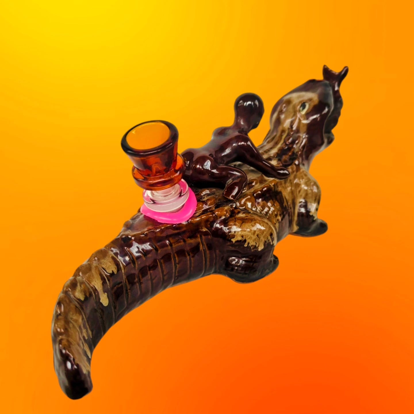 interior crocodile alligator bong