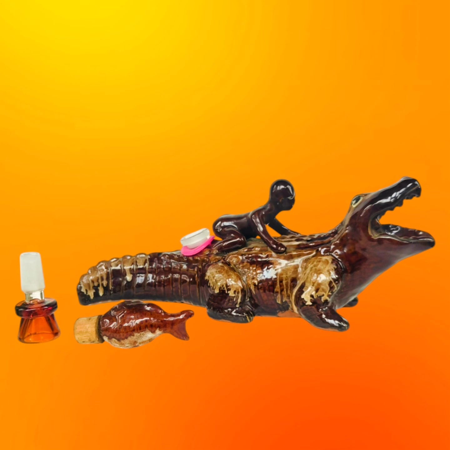 interior crocodile alligator bong