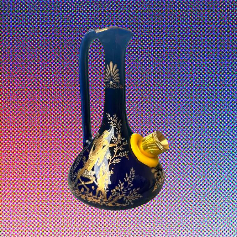 Hellas vase 24k gold