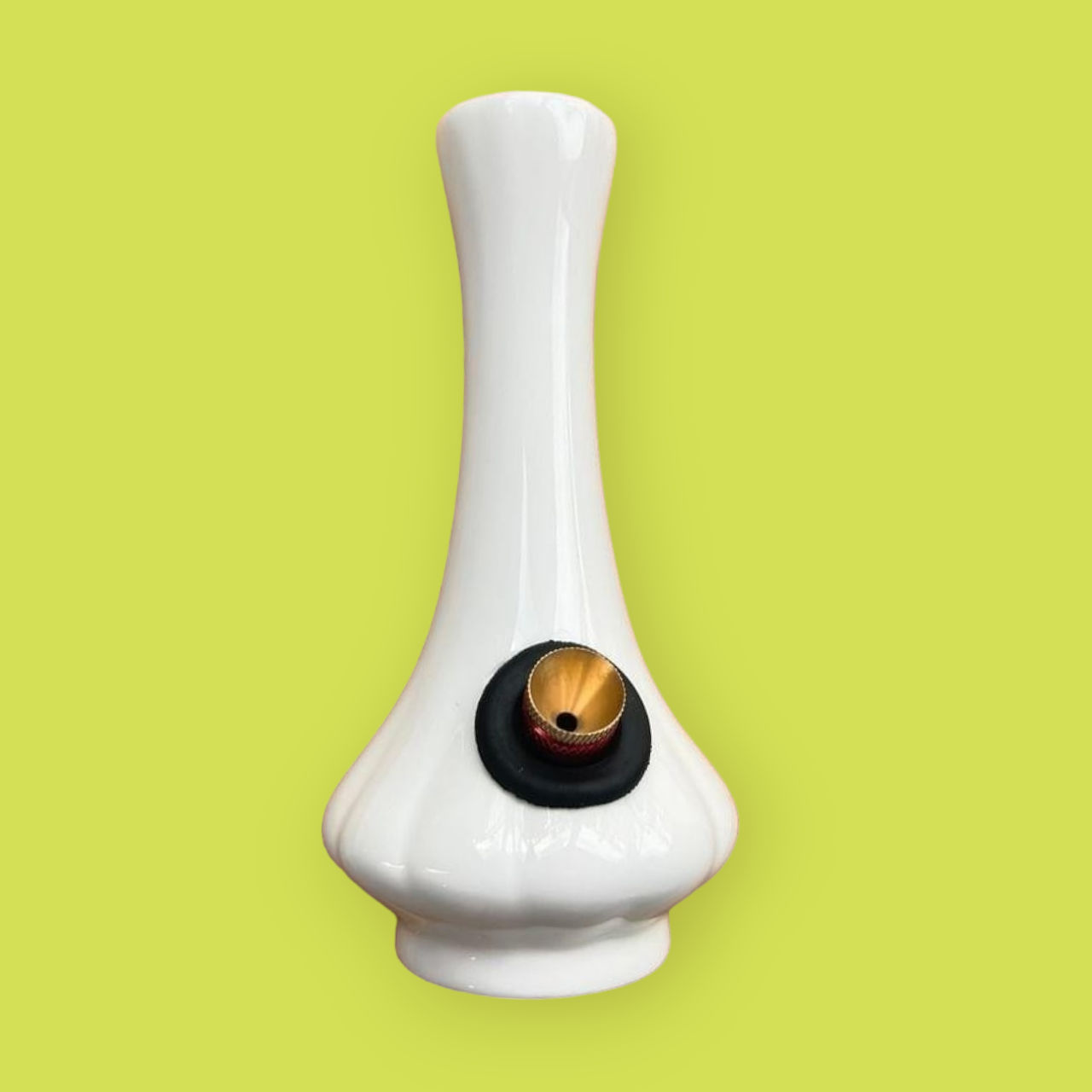 curvaceous midcentury ceramic bud vase