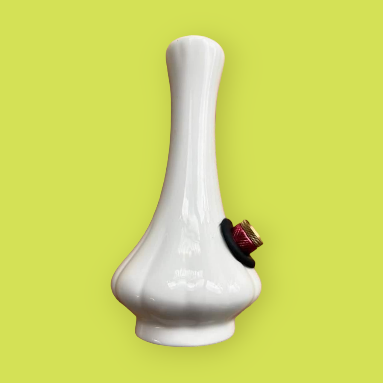 curvaceous midcentury ceramic bud vase