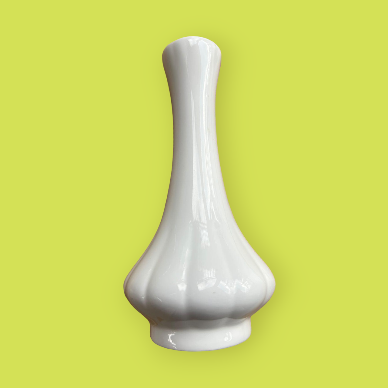 curvaceous midcentury ceramic bud vase