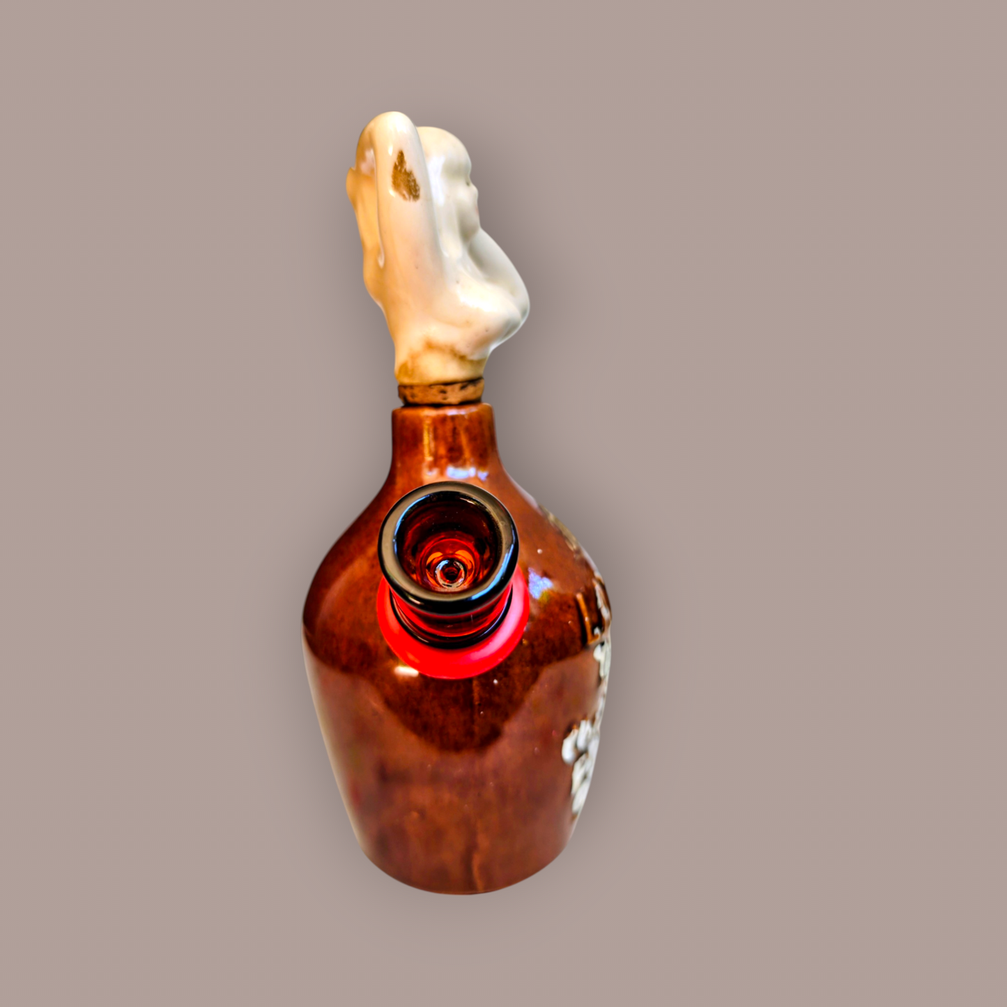 1940s japanese private stock decanter bong with topless tiddies topper
