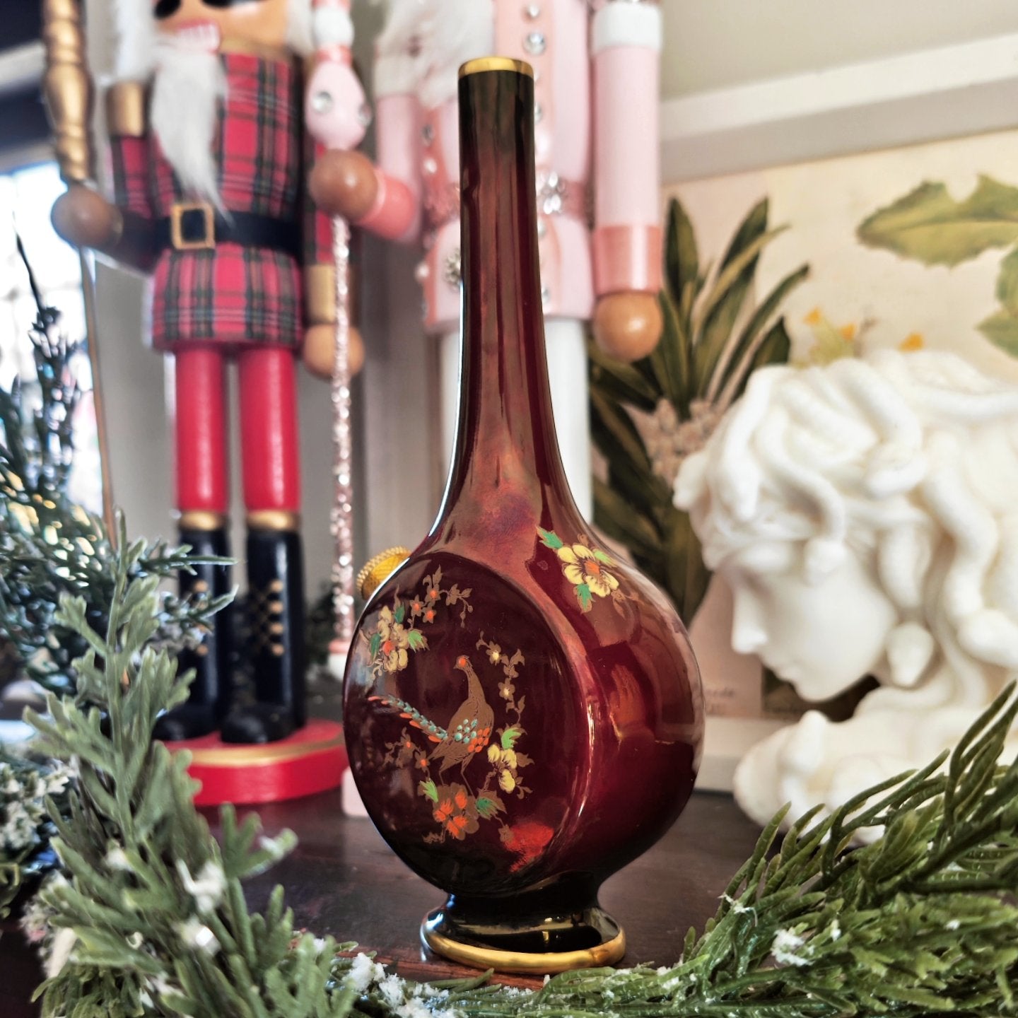 rare 1940s stamped carlton ware 'rogue royale' bong