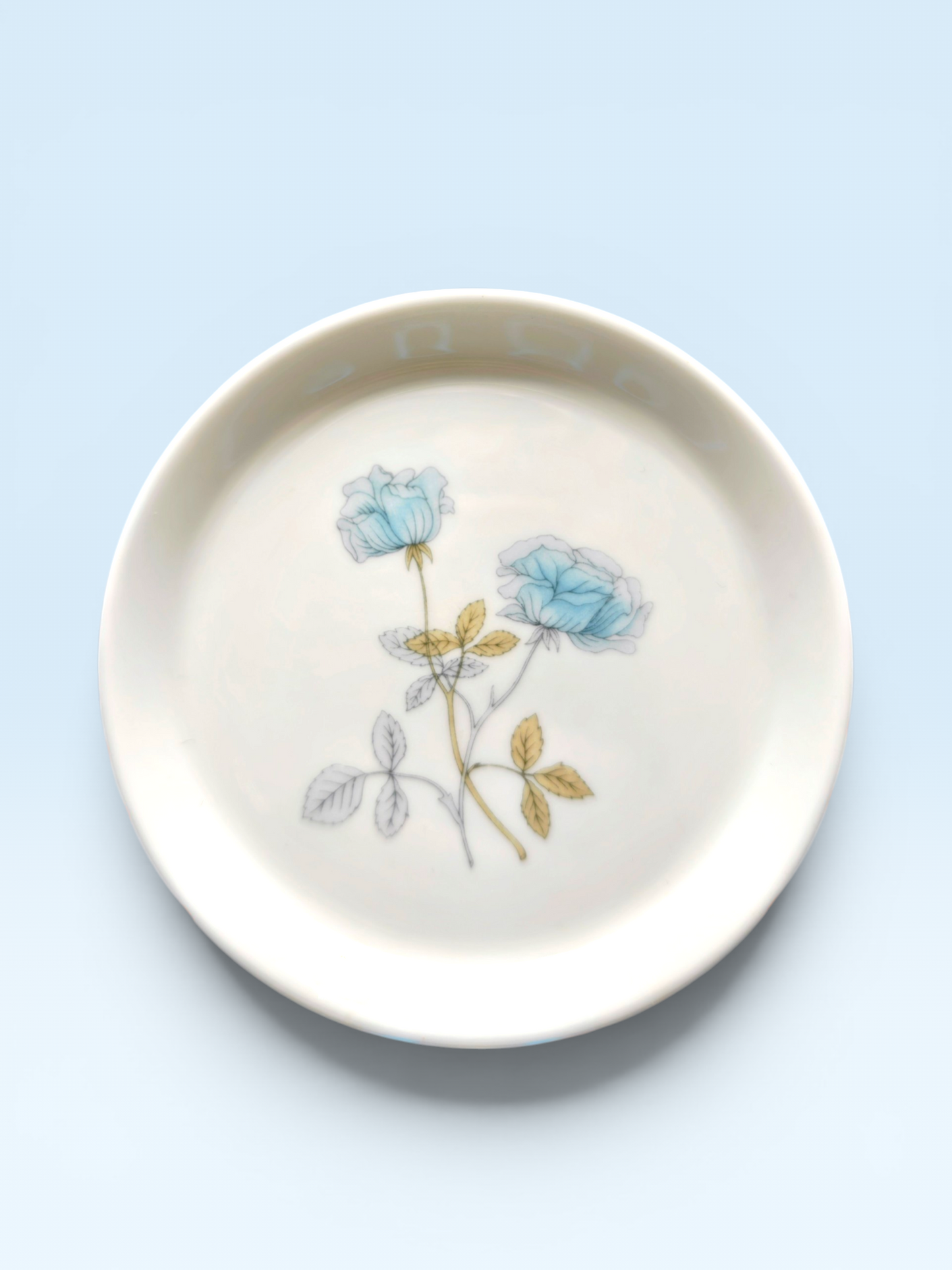 wedgewood ice rose 3 piece matching set with coaster and ashtray