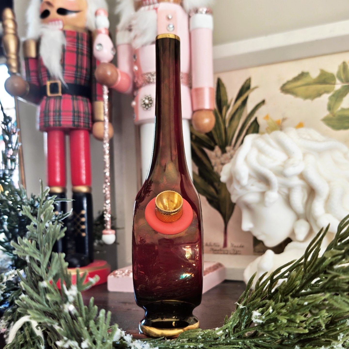 rare 1940s stamped carlton ware 'rogue royale' bong