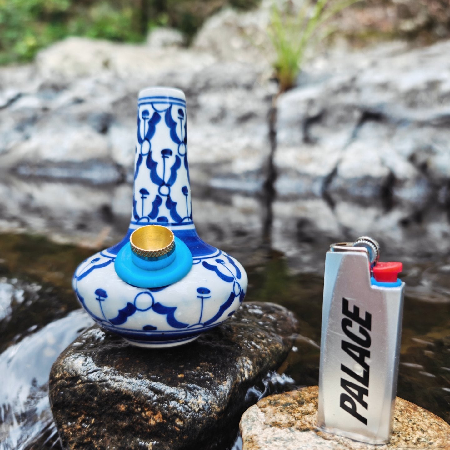 vintage thicc china mini pocket rocket bong