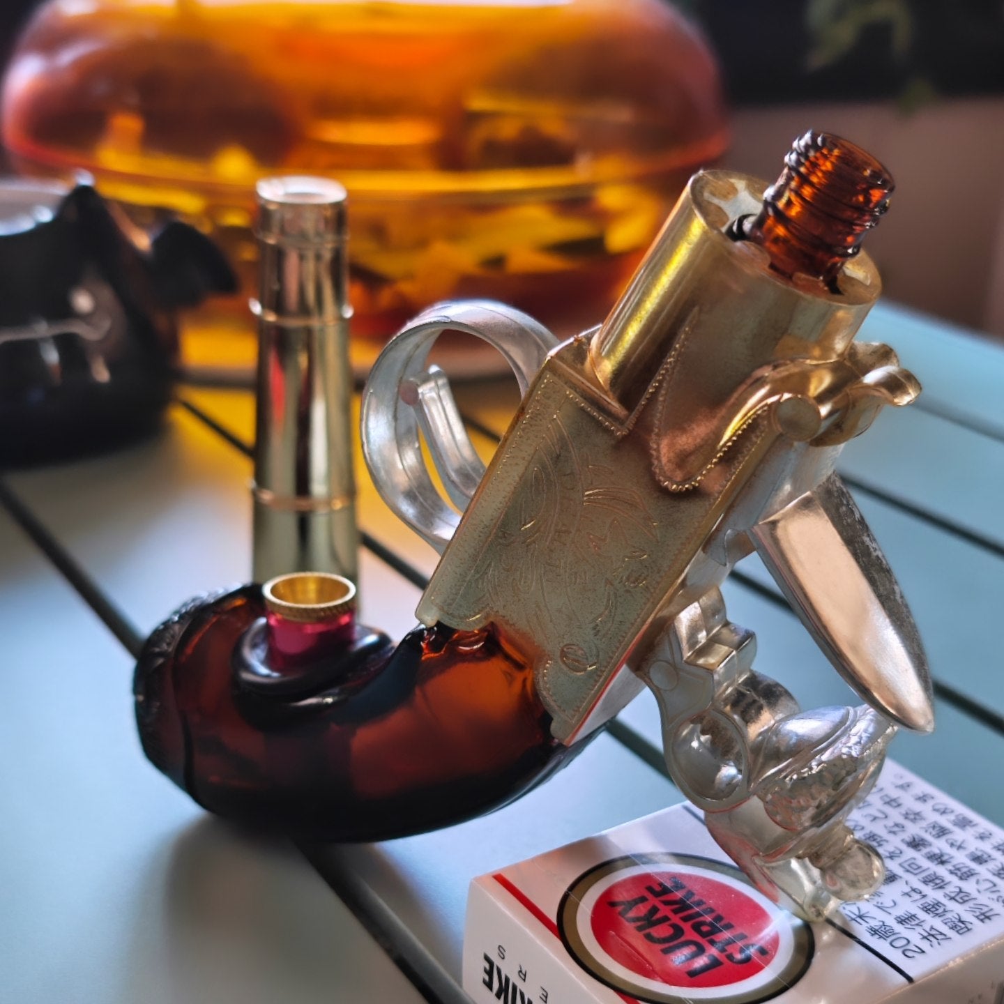 1970s avon pistol bong