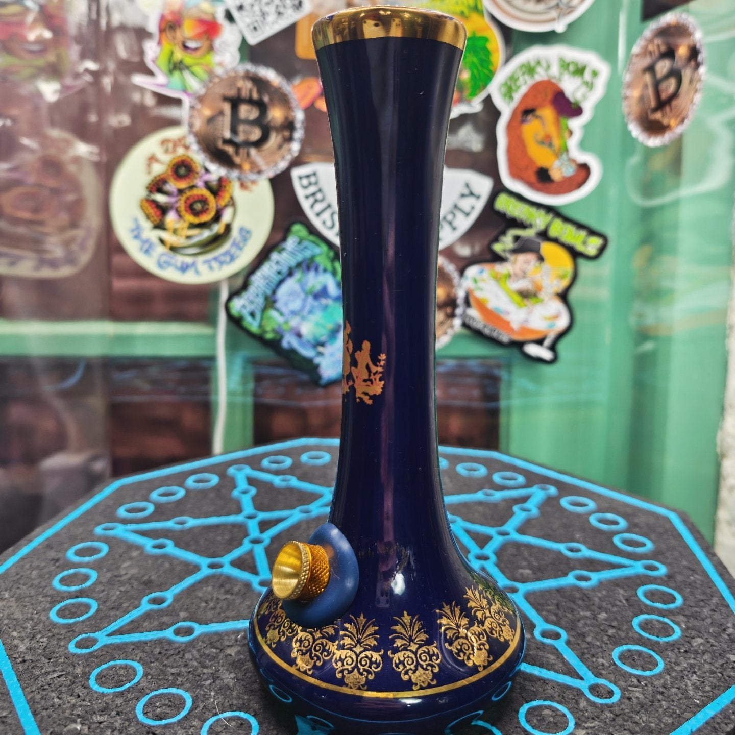 antique Limoges of France bong vase