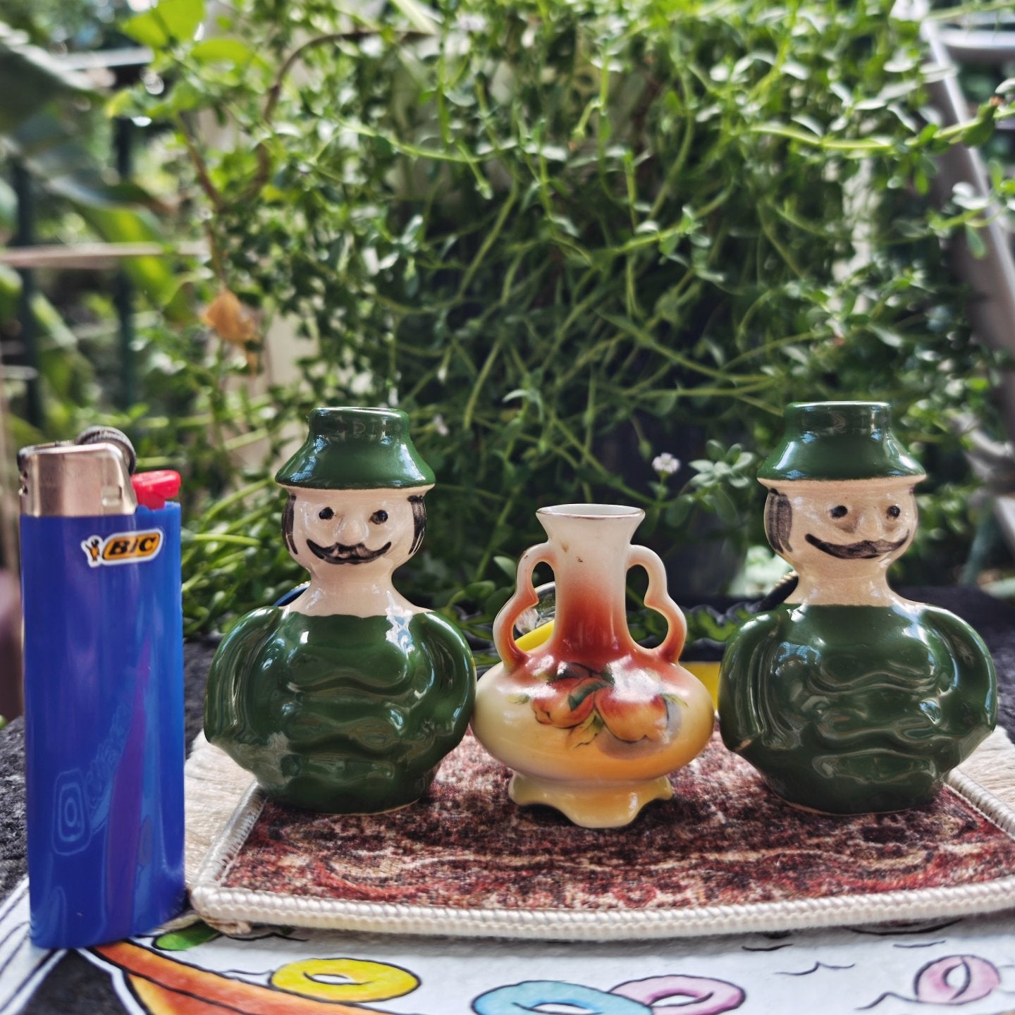 vintage miniature bong set. three fully functional mini bongs