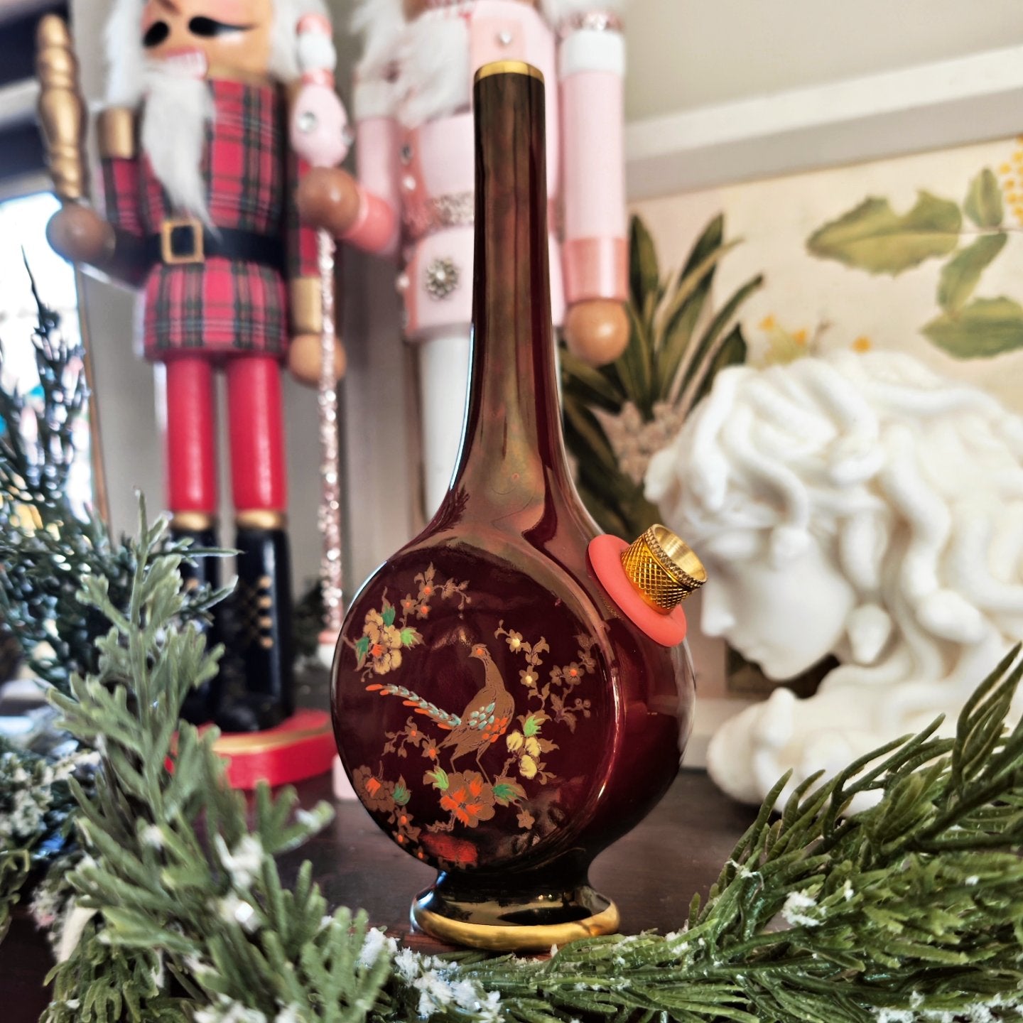 rare 1940s stamped carlton ware 'rogue royale' bong