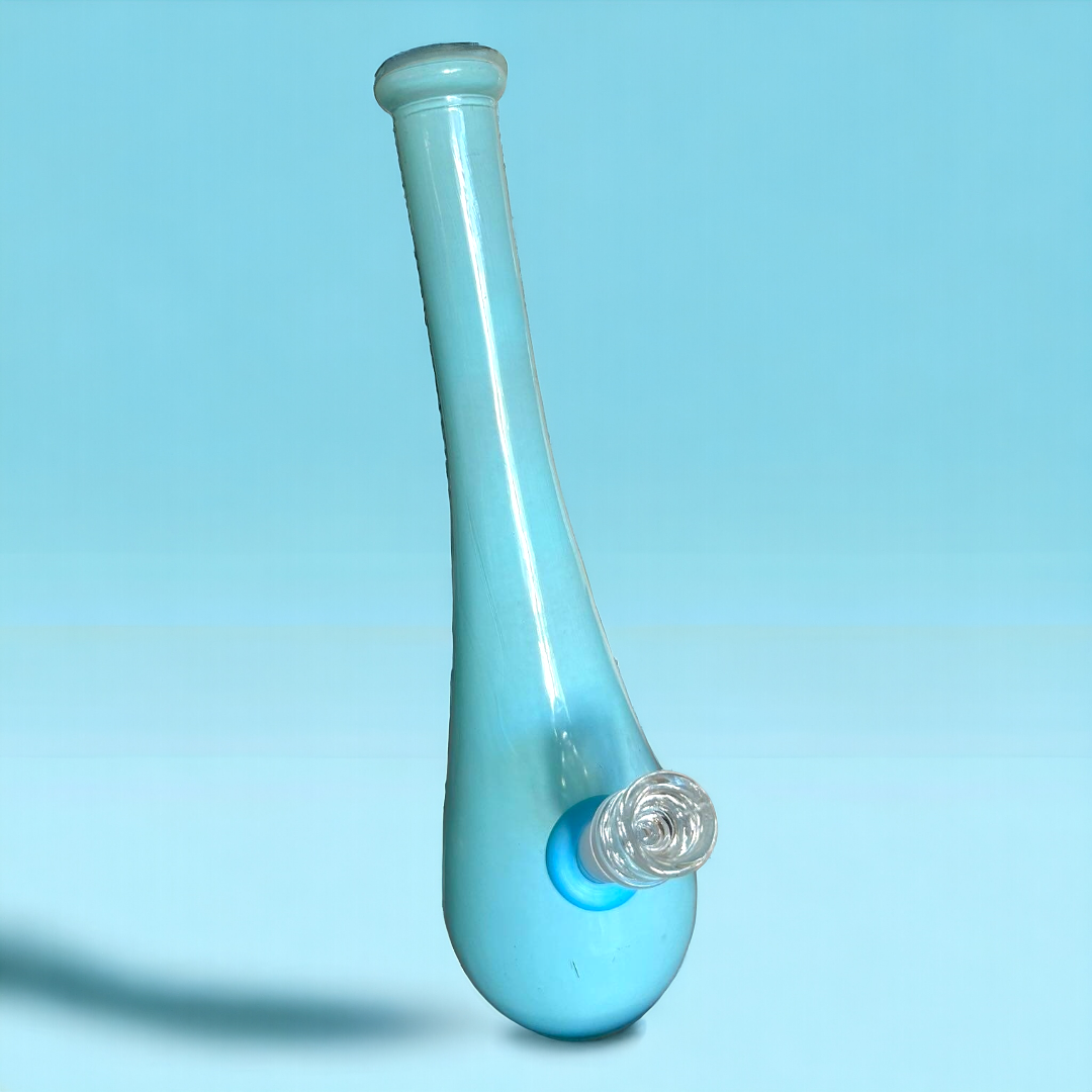 baby blue glass bong