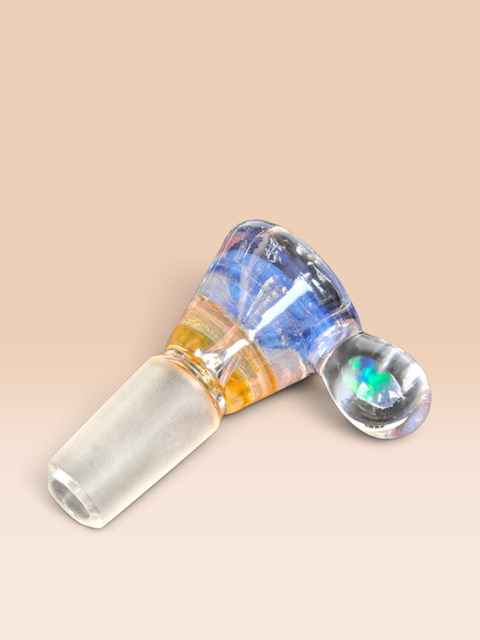 opal handled hand blown 14mm bowl