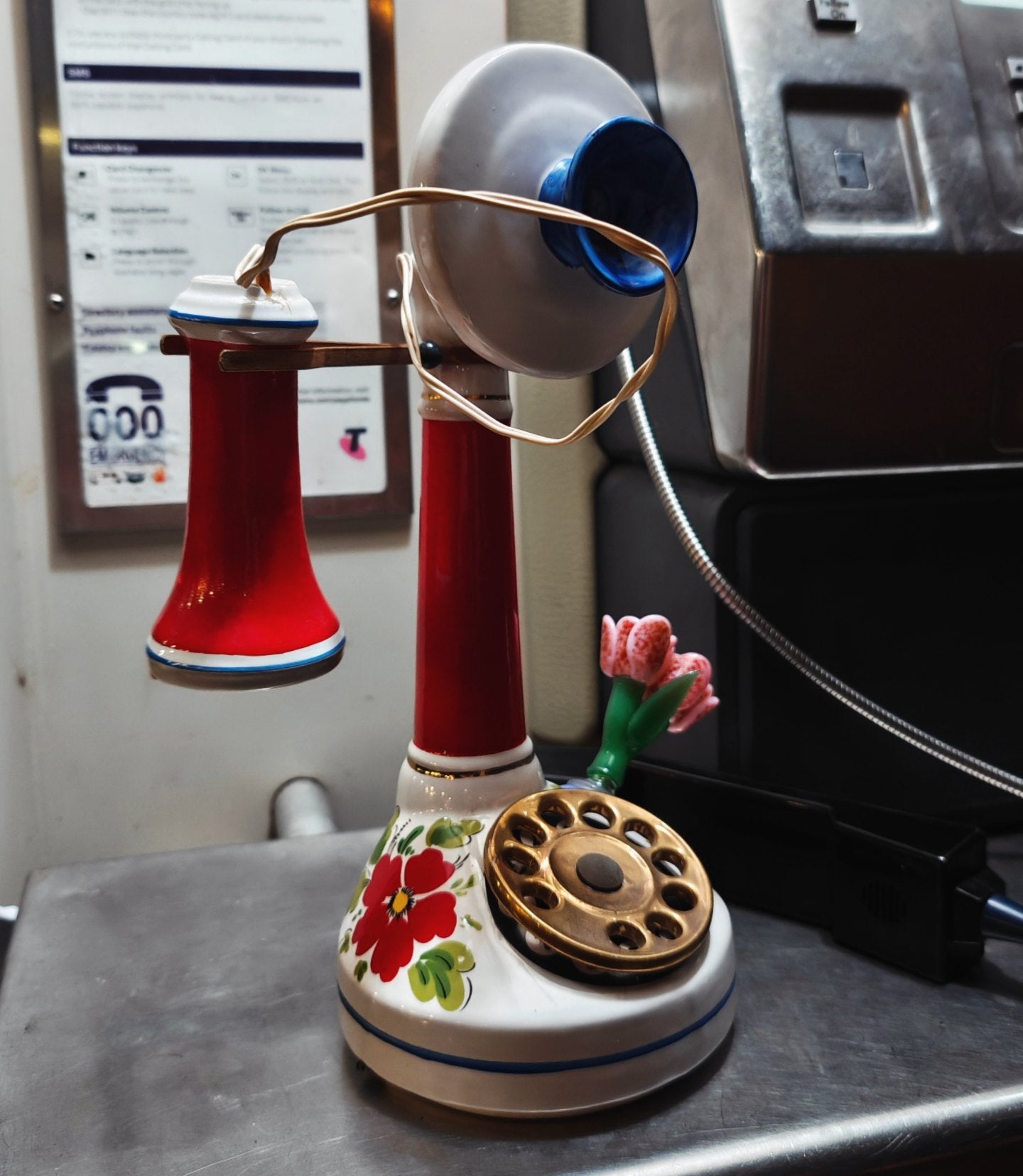 ultra rare 1973 french garnier yankee doodle phone bong