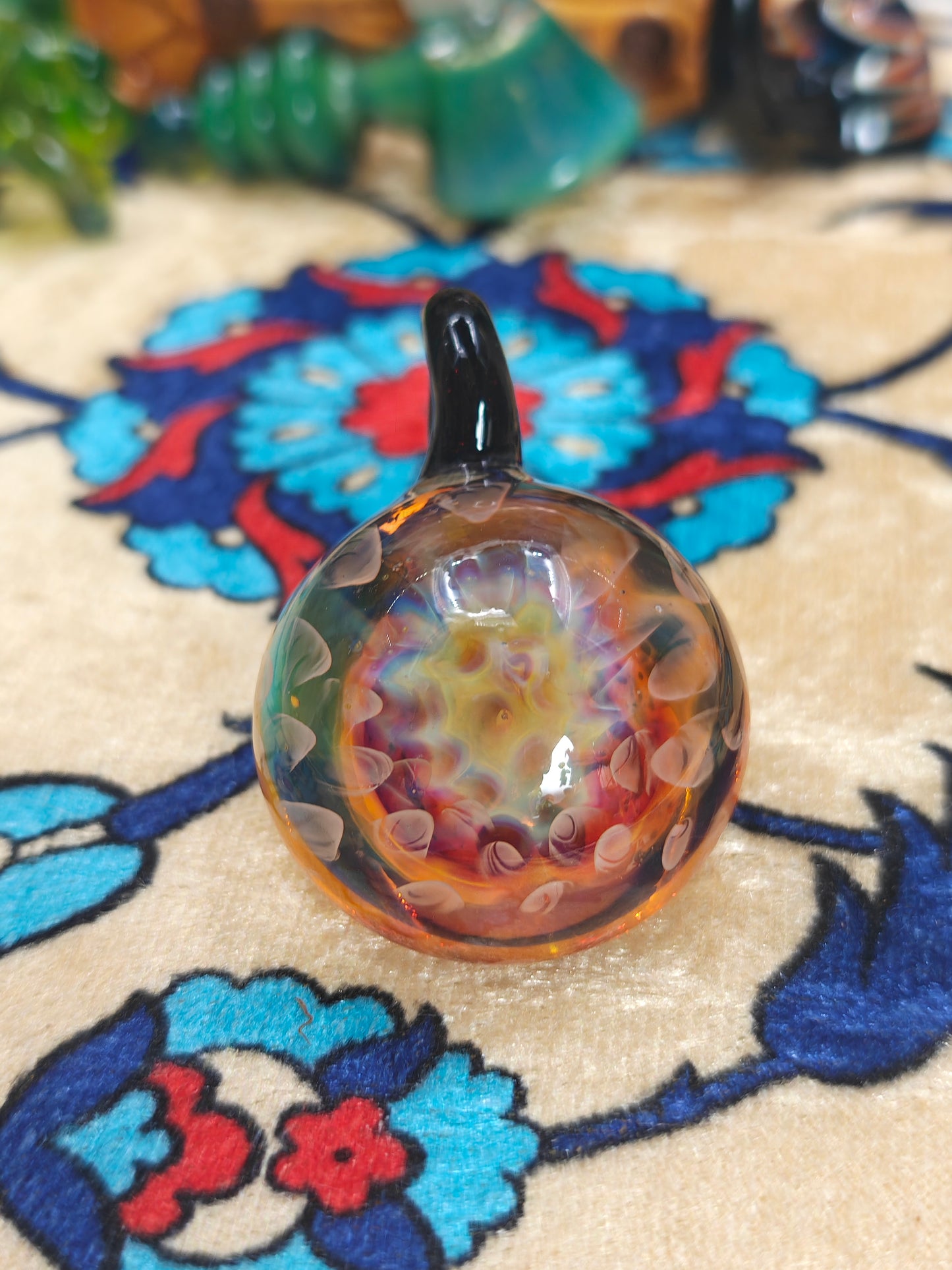 aussie_glass fumed pendant