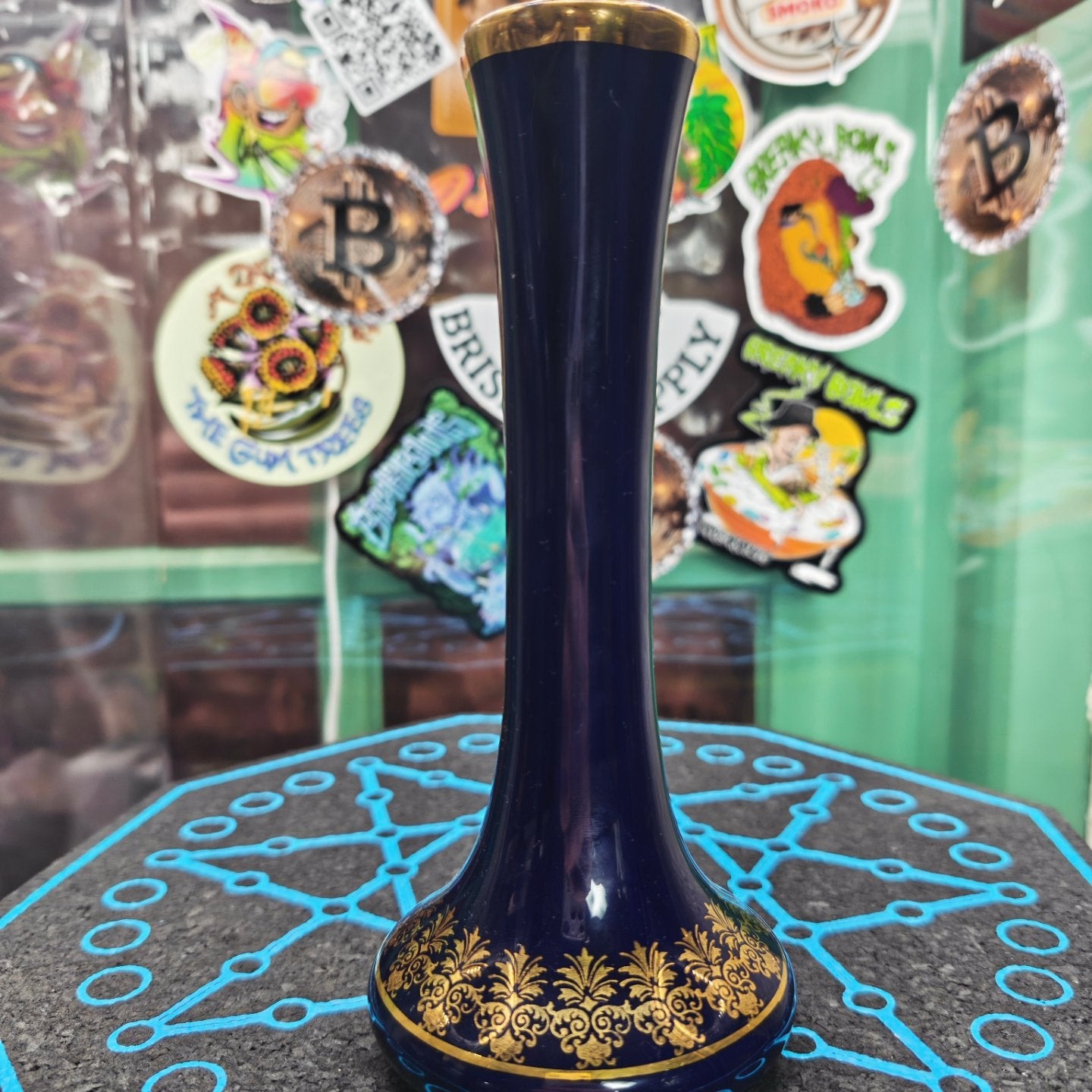 antique Limoges of France bong vase
