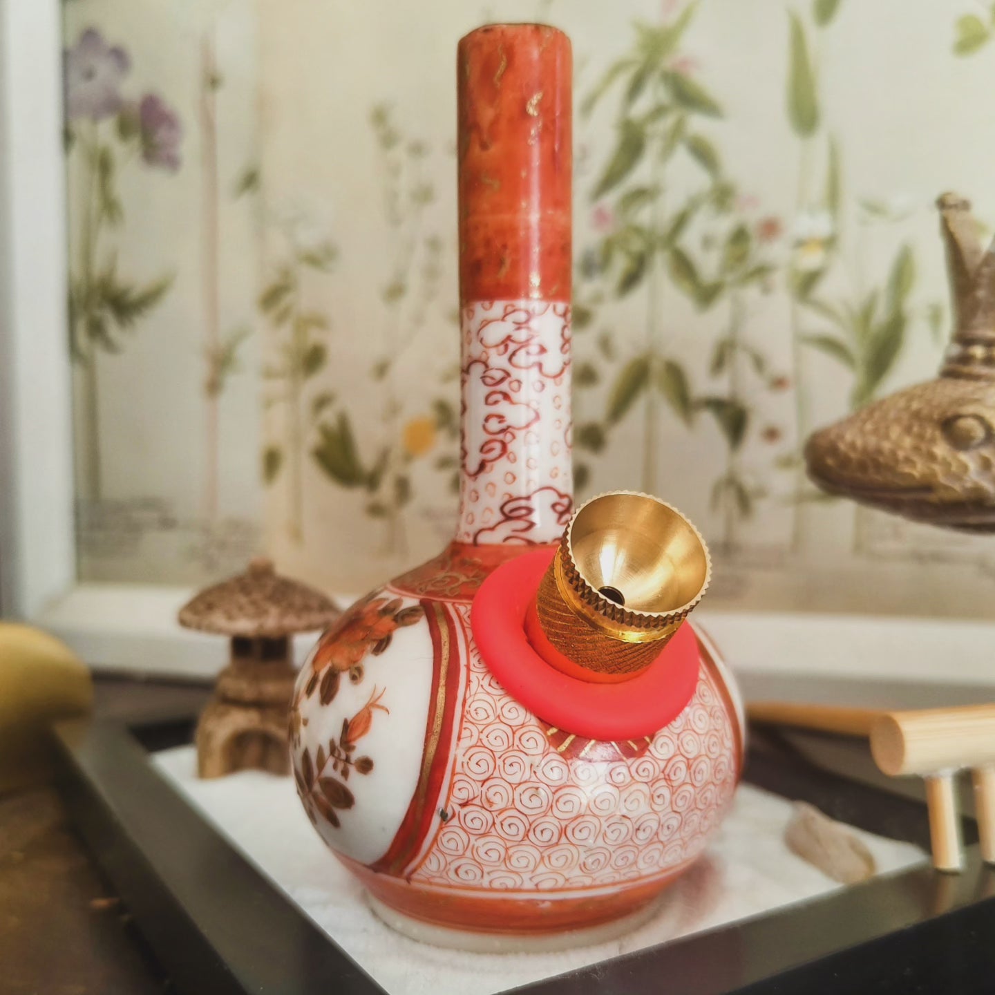 japanese meji era vase bong