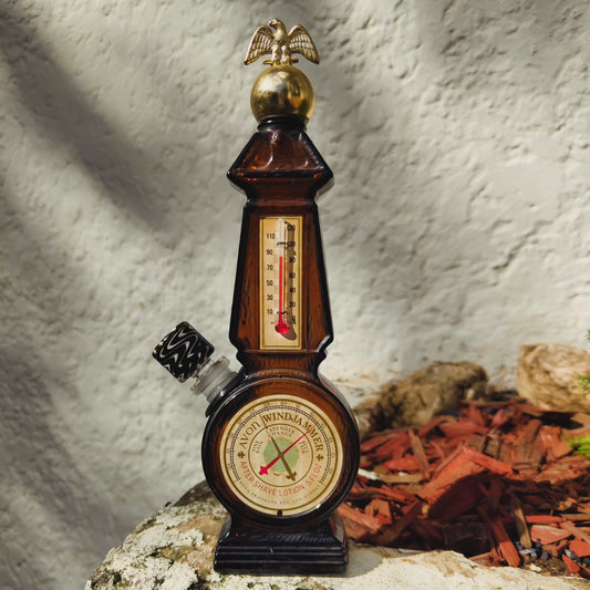 1696 avon 'weather or not' thermometer bong