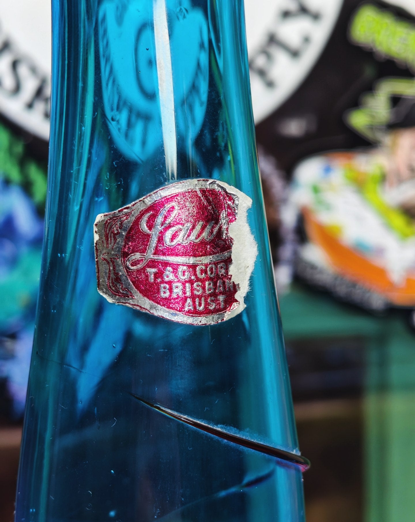 mystery blue swung history rich brisbane vase bong