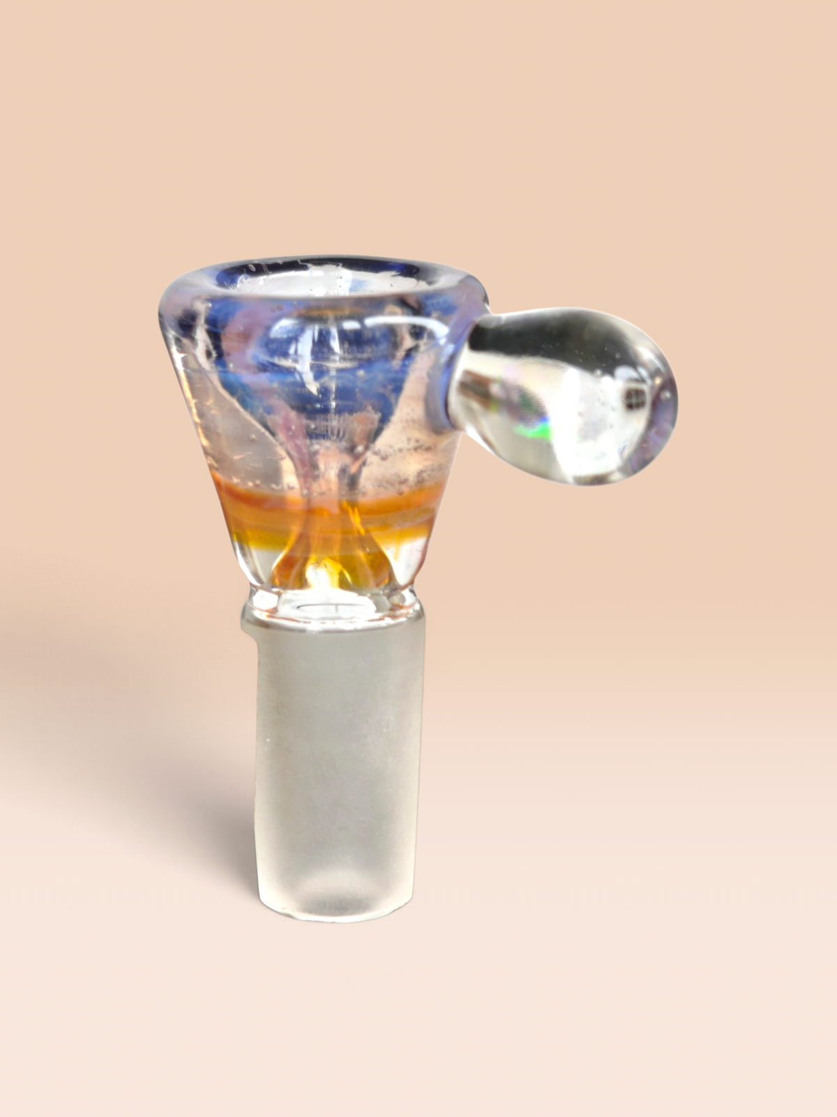 opal handled hand blown 14mm bowl