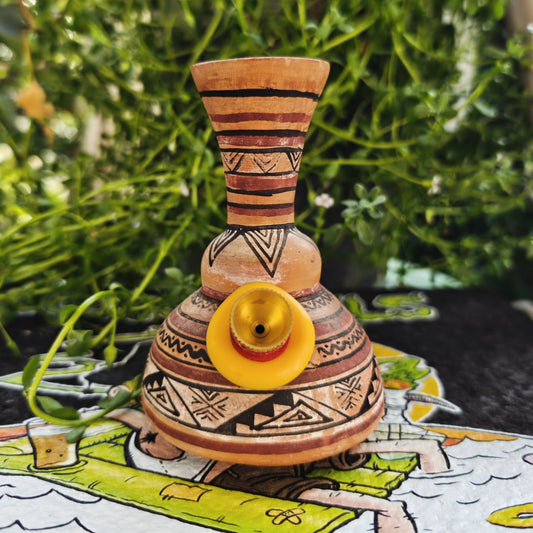 1940s ceramic african vase bong