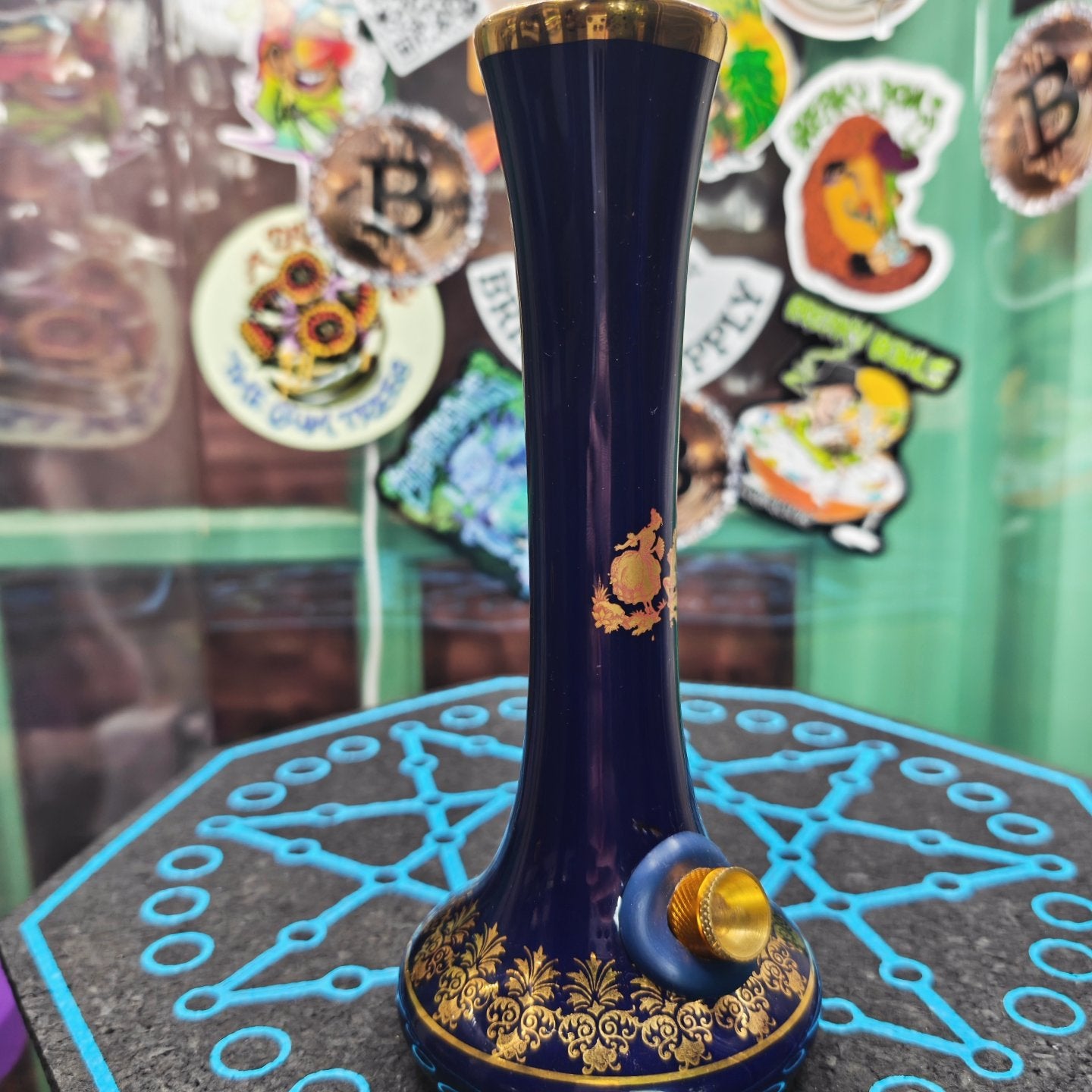 antique Limoges of France bong vase